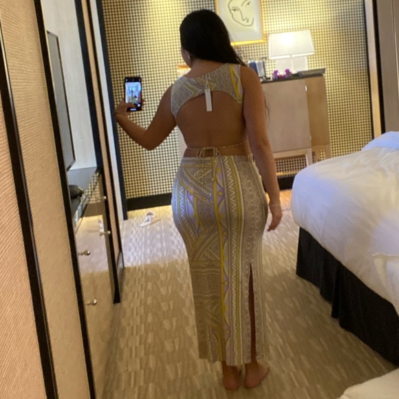 🦃24 HOUR SALE 🦃 Donatella Lilac Printed Crop Top - Picture 6 of 6